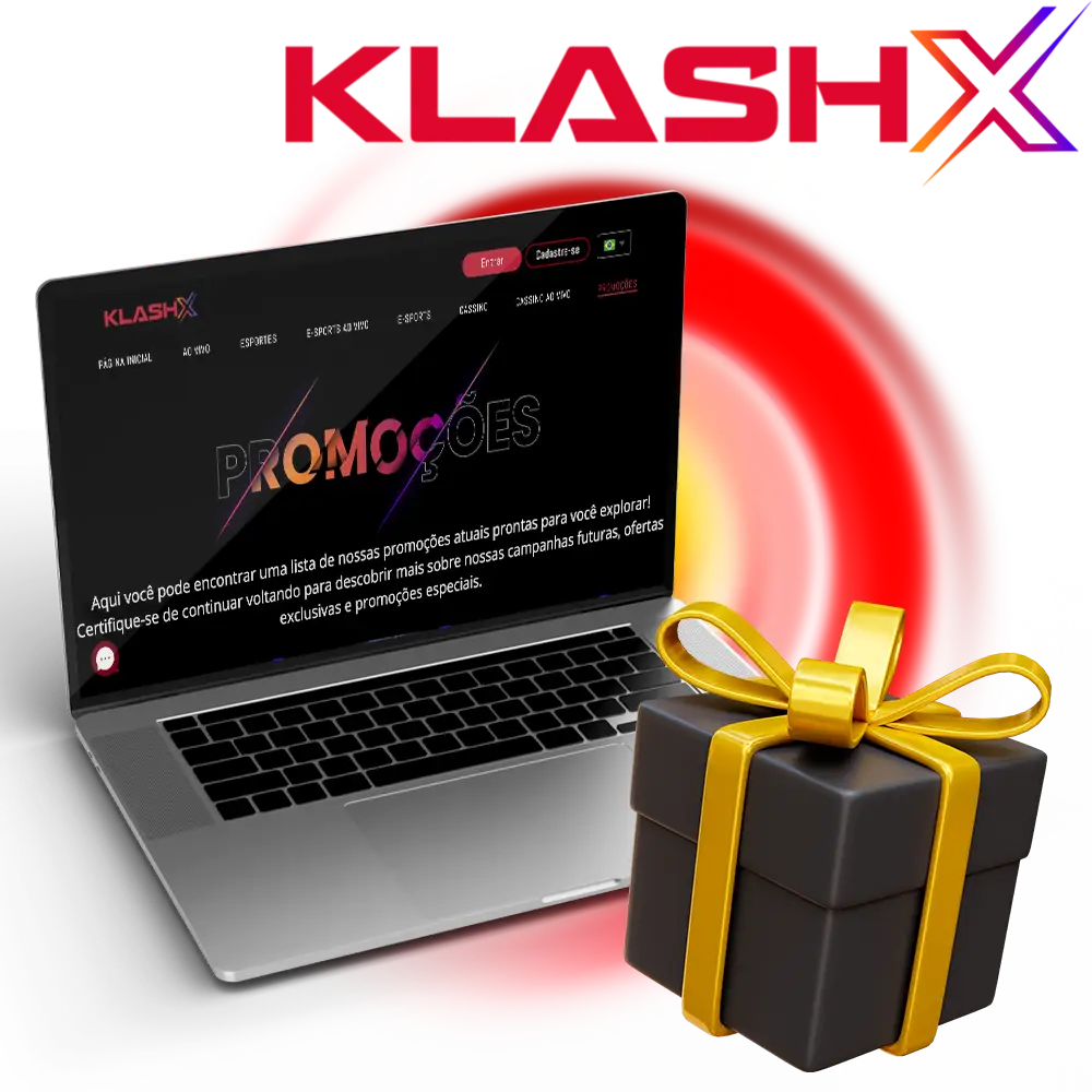 O KlashX apresenta uma grande quantidade de bônus em seu site.
