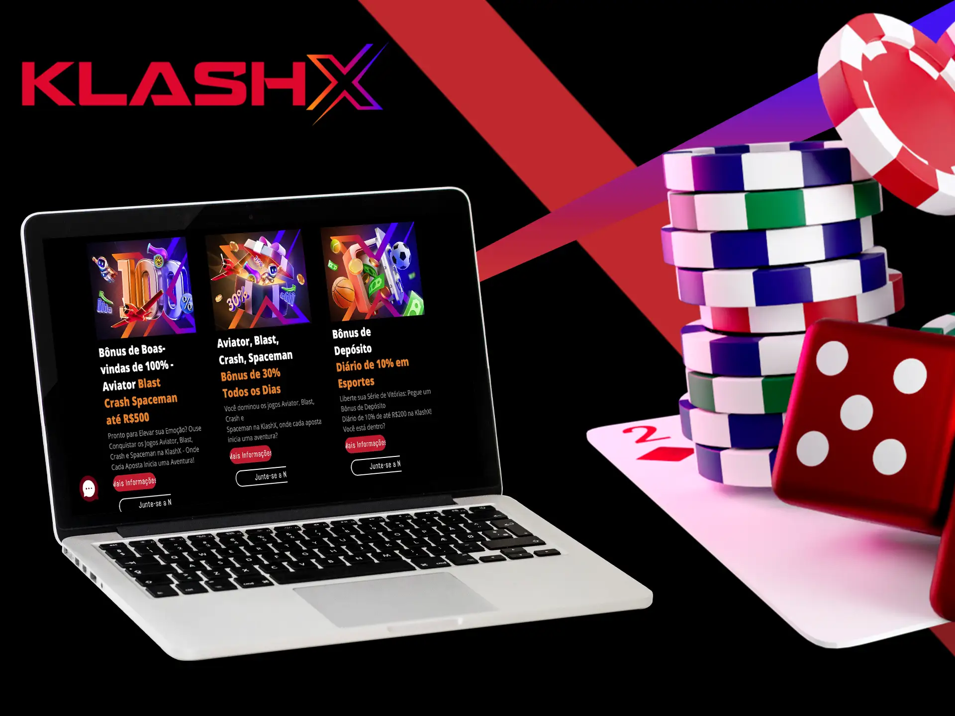 Os entusiastas do cassino receberão prêmios generosos do KlashX.
