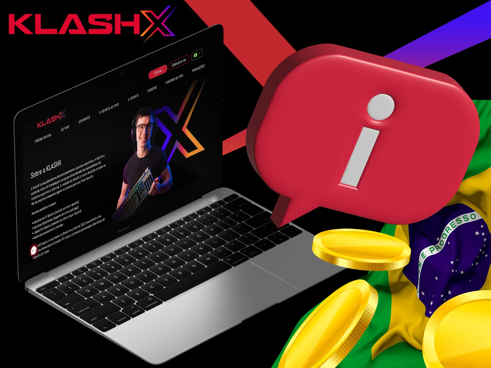 Você vai gostar de torcer pelo seu time favorito na plataforma KlashX.