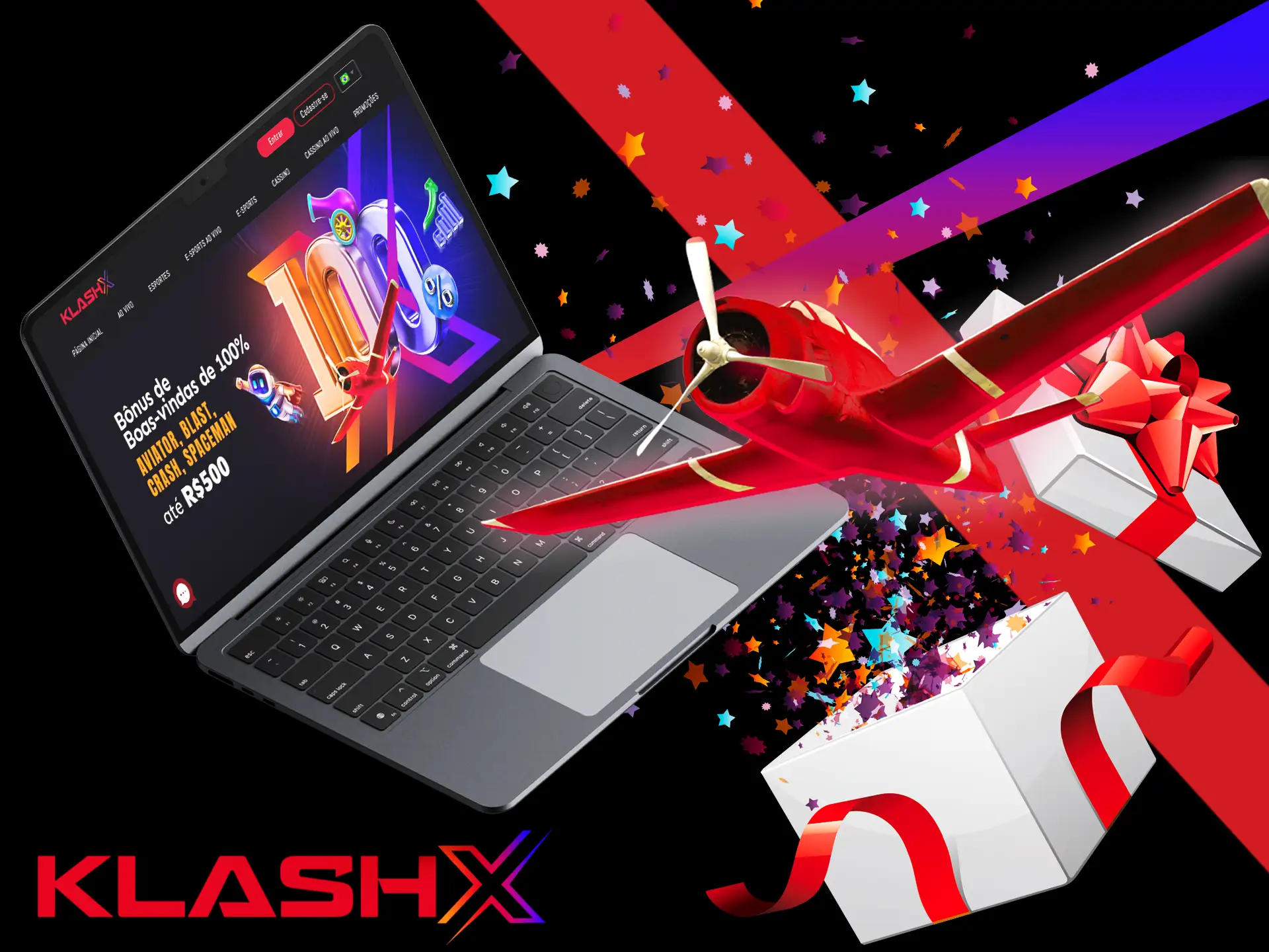 Mergulhe de cabeça no mundo dos jogos de azar com os bônus legais do KlashX.
